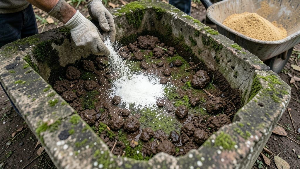 Sand and Lime Soil Amendment