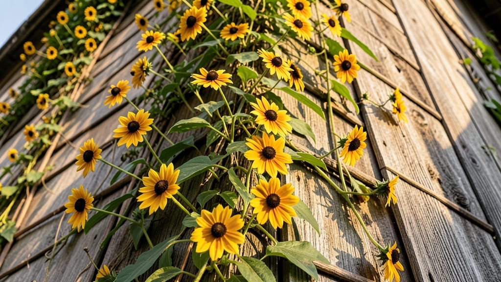 Black-Eyed Susan Vine for Vertical Drama