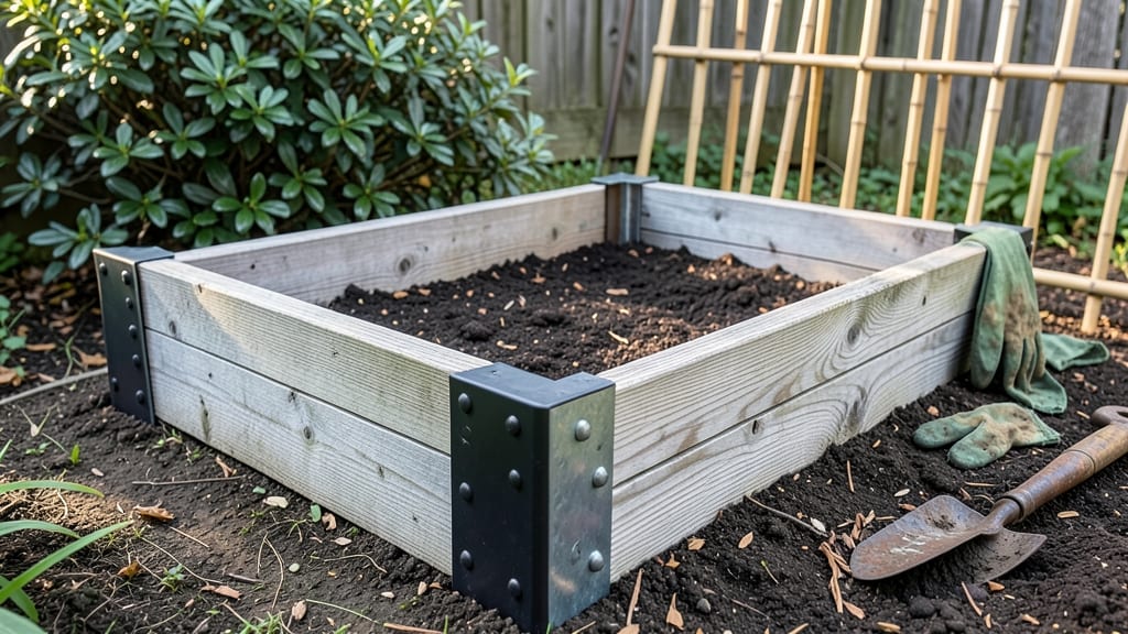 Raised Garden Bed Brackets: Heavy-Duty Stability for Customizable Heights