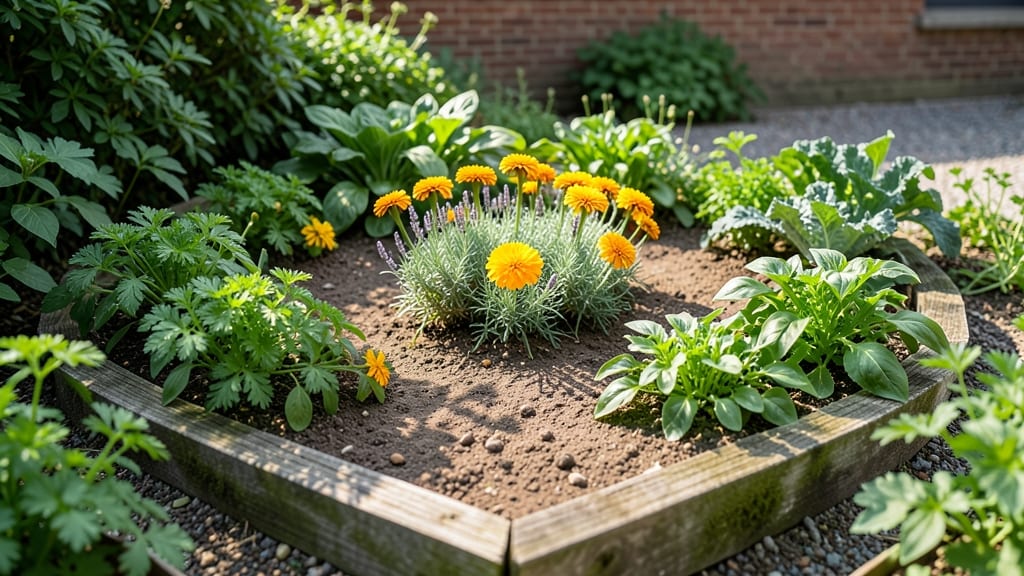 Mandala Vegetable Bed Pattern