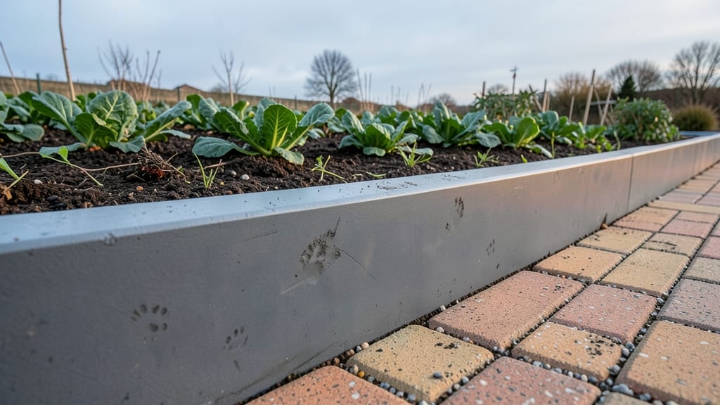 Concrete or Pavers as Edging
