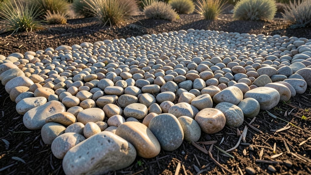 Rock Mulch for Xeriscaping Gardens
