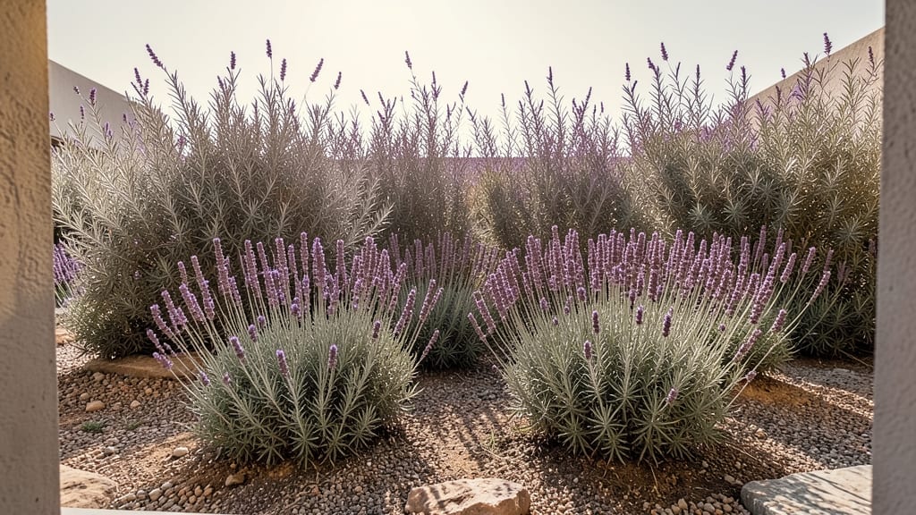 Lavender and Russian Sage Dry Garden
