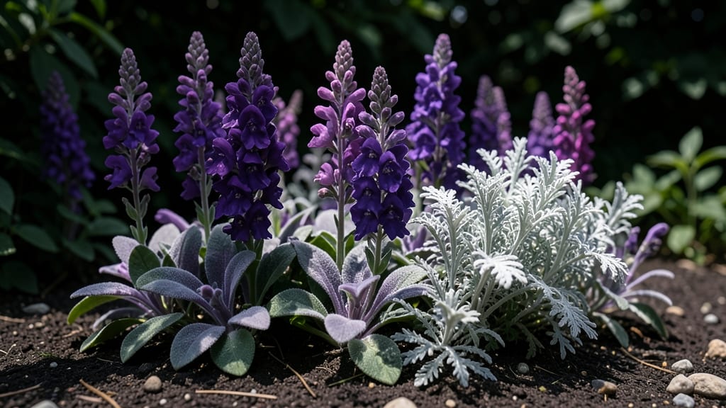 Monochromatic Purple Drama
