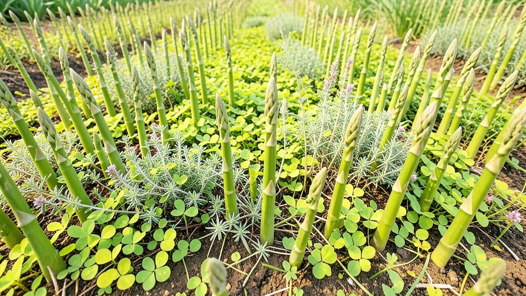 Living Mulch Asparagus Beds