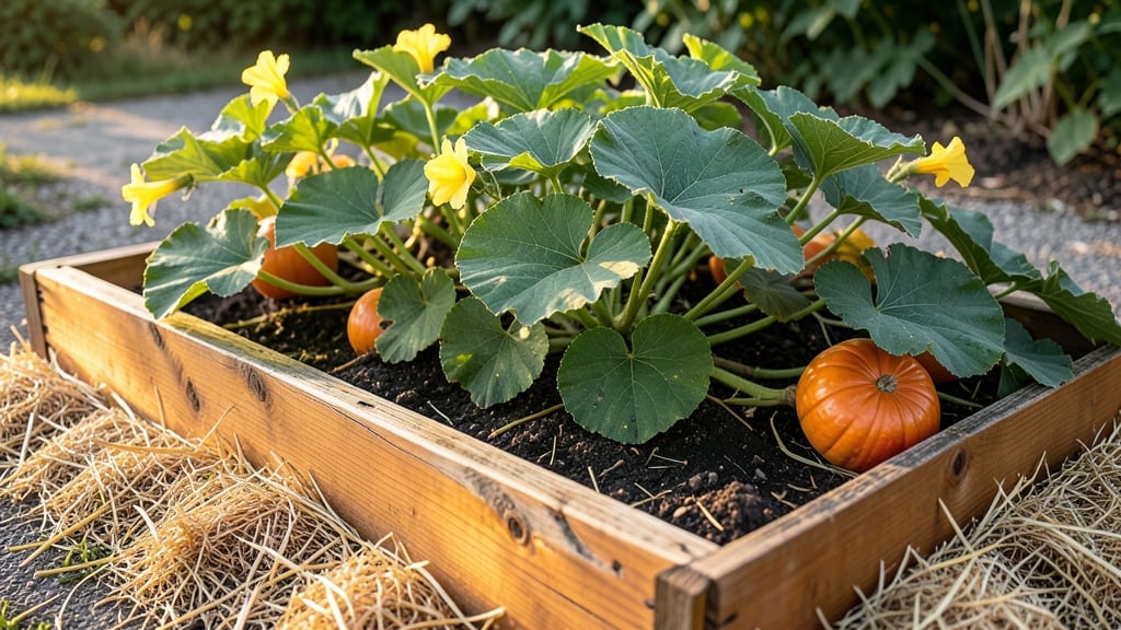 Raised Garden Bed Recipe: Pumpkin-Friendly Space and Support System