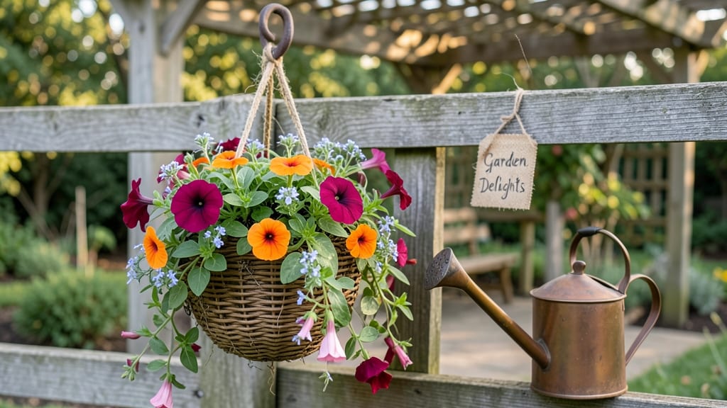 Swinging Bed Garden: Hanging Planters That Double Your Vertical Space