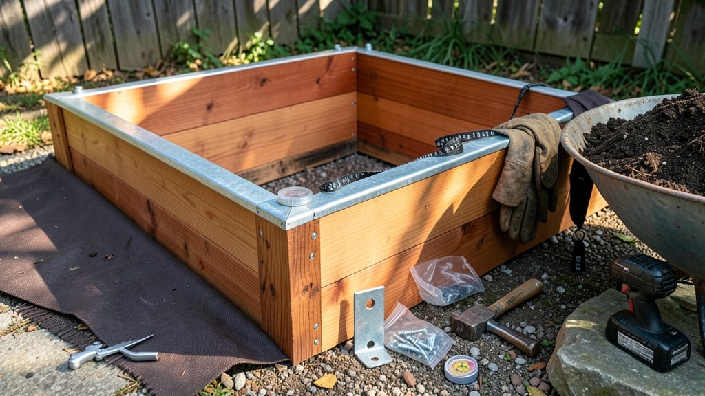 Raised Bed Maker: Modular Cedar Kit for Customizable Plant Zones
