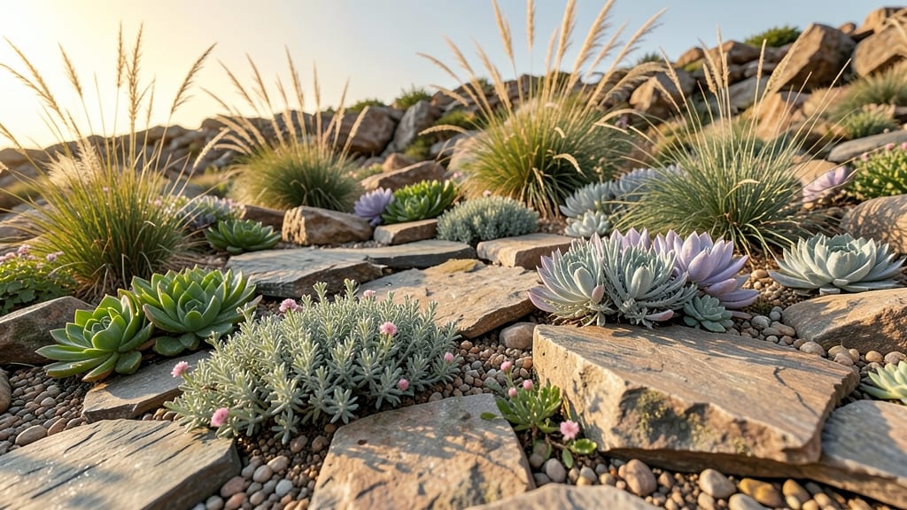 Rock Garden Plant Bed