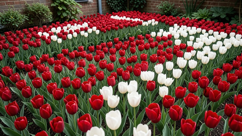 Checkerboard Tulip Layout