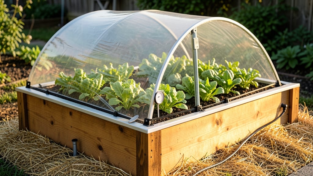 Raised Garden Bed Greenhouse: Four-Season Plant Haven in One Kit