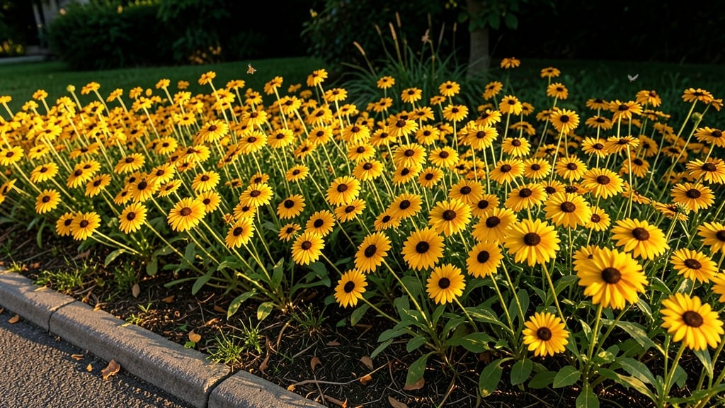 Sunny Border with Black-Eyed Susans