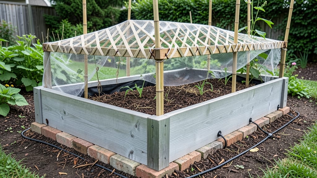 Garden Bed Enclosures: Predator-Proof Lattice for Peaceful Planting