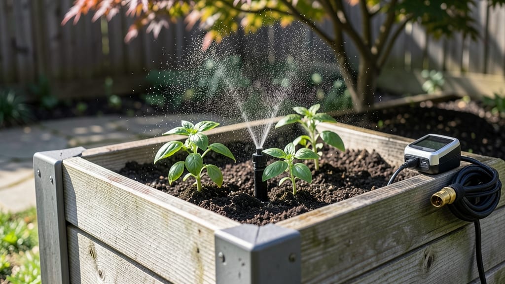 Raised Bed Sprinkler: Precision Watering for Even, Drip-Free Growth