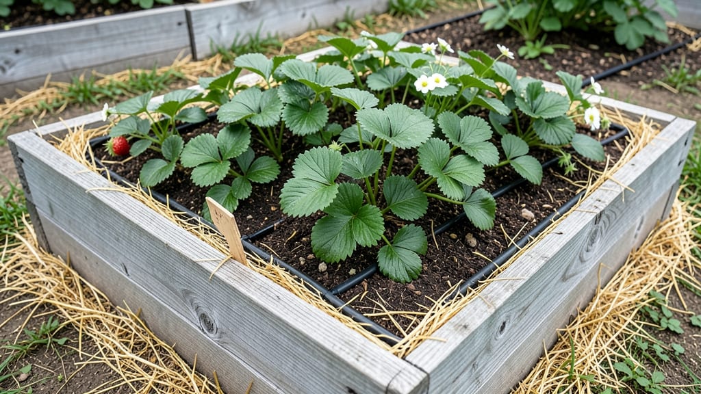 Raised Garden Bed For Strawberries: Deep Soil Secrets for Juicy Berries