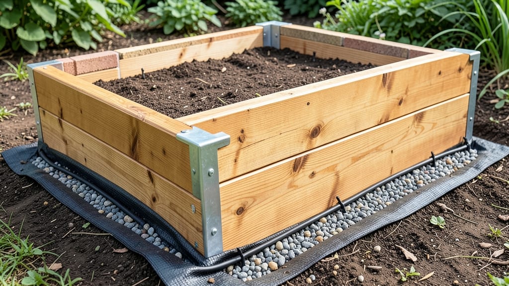 Raised Garden Bed Walls: Modular Cedar Frames for Customizable Plant Heights