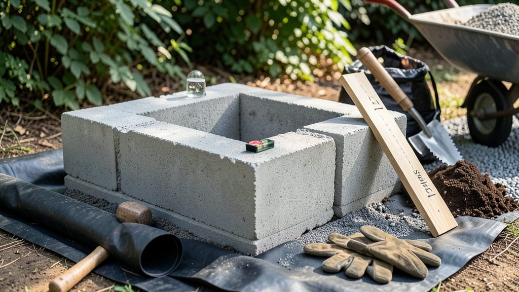 How to Build a Raised Garden Bed With Concrete Blocks: Modular Height System for Customizable Plant Zones