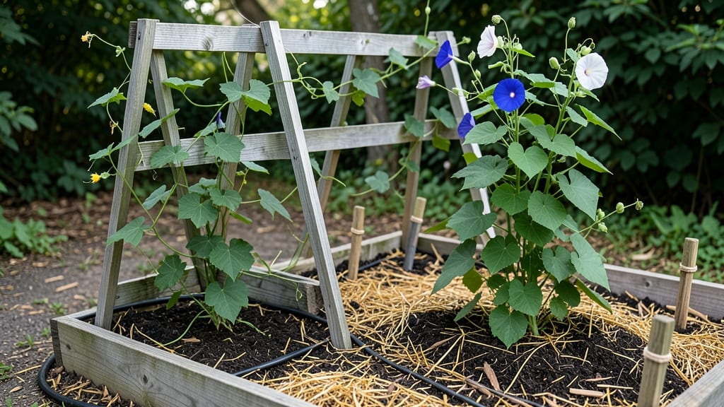 Garden Bed Trellis Ideas: Twelve Climbing Plants That Double Your Harvest Space