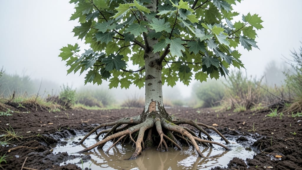 Silver Maple Tree for Wet Soil Areas