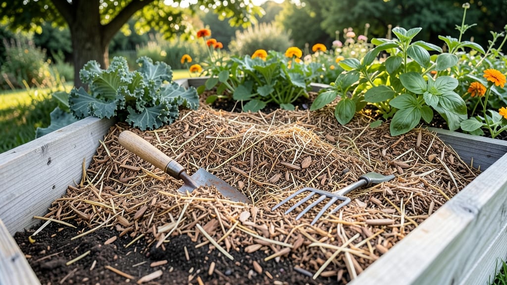 Raised Bed Mulch Layers: Year-Round Soil Protection in 3 Layers