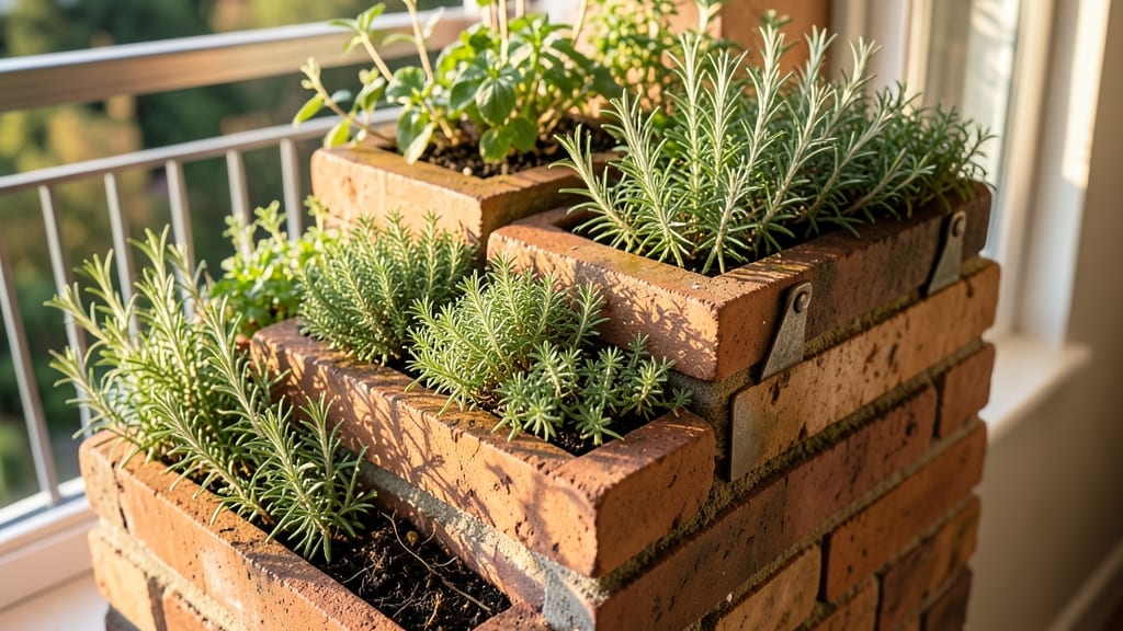 Tiered Brick Herb Garden