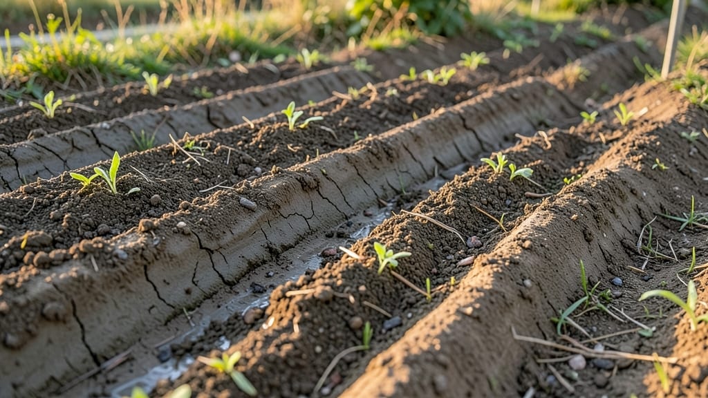 Hill-and-Furrow Raised Beds