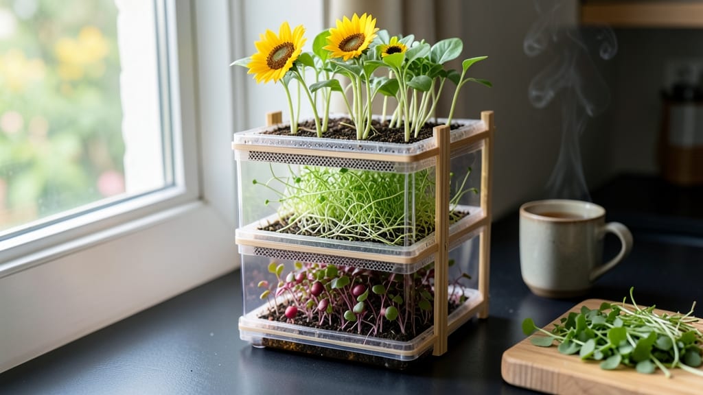 Microgreens and Sprout Tower