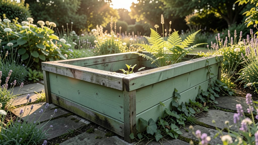Weathered Wood Green for Rustic Charm