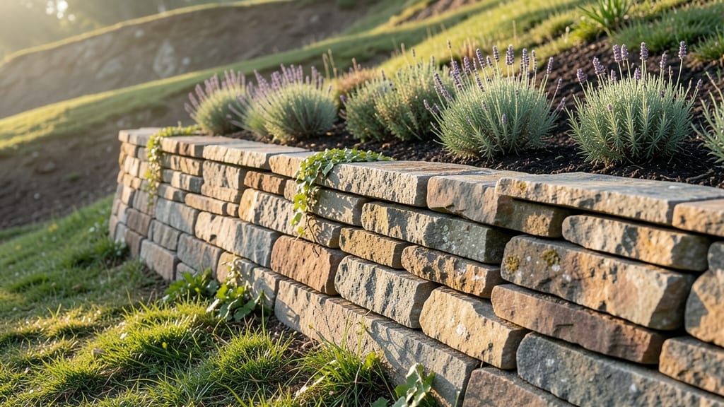 Stone or Brick Retaining Walls