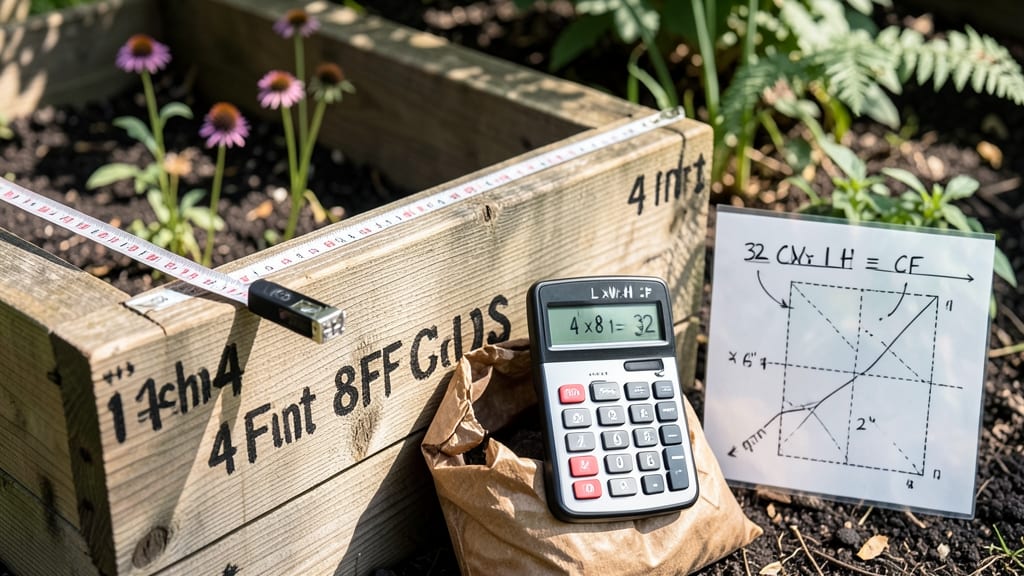 Raised Bed Cubic Feet Calculator: Precision Math for Perfect Plant Spacing