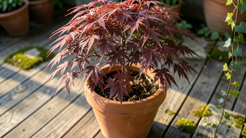 Japanese Maple with Lace-Like Foliage