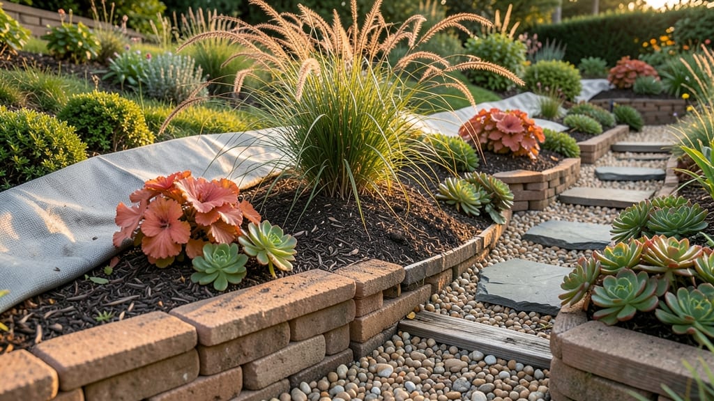 Tiered Garden Bed on Slope: Stabilized Layers for Steep Terrain Beauty