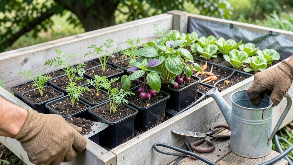 Raised Bed Garden Layout: Modular Zones for Year-Round Plant Rotation