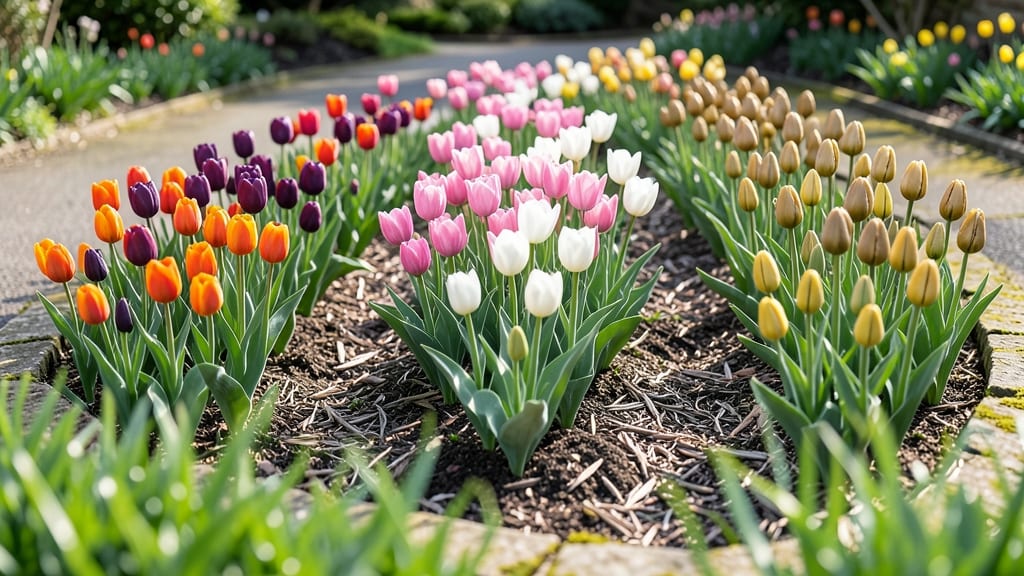 10 Tulip Flower Bed Ideas: Bold Color Blocking Patterns for Stunning Seasonal Impact
