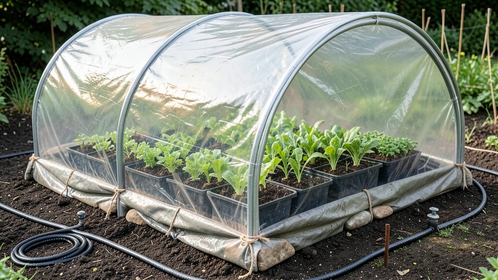 Garden Bed Hoop House: Extend Your Growing Season With Easy Assembly