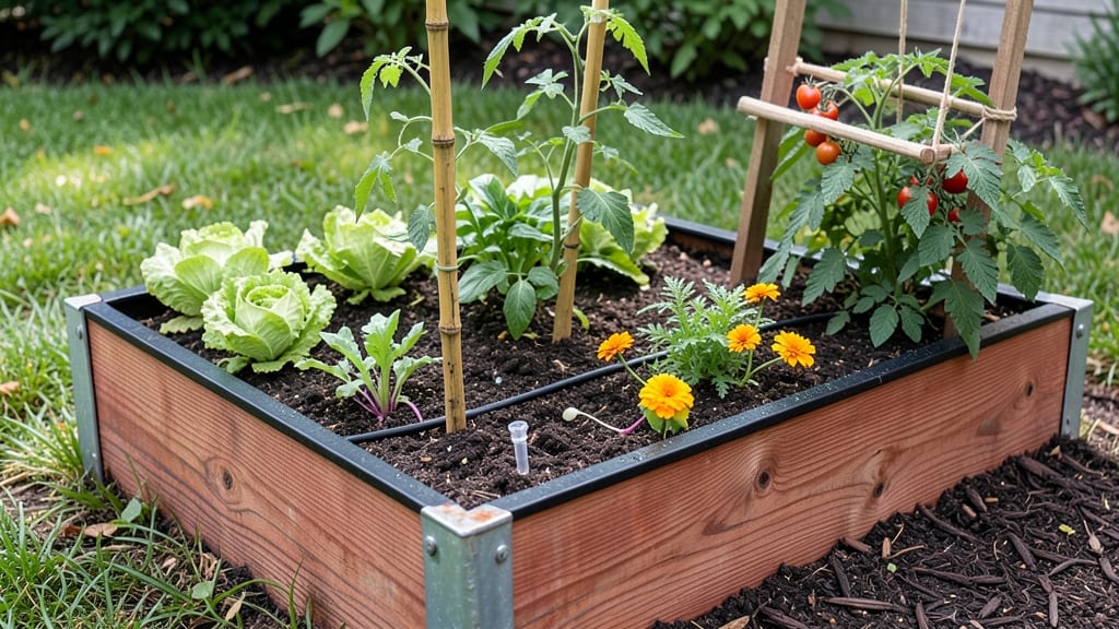 Raised Garden Bed Planter Box: Space-Saving Design for Urban Harvests