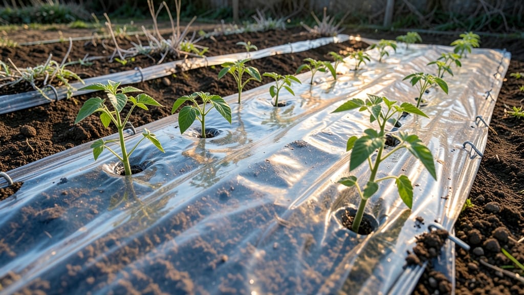 Clear Plastic Mulch for Heat Lovers