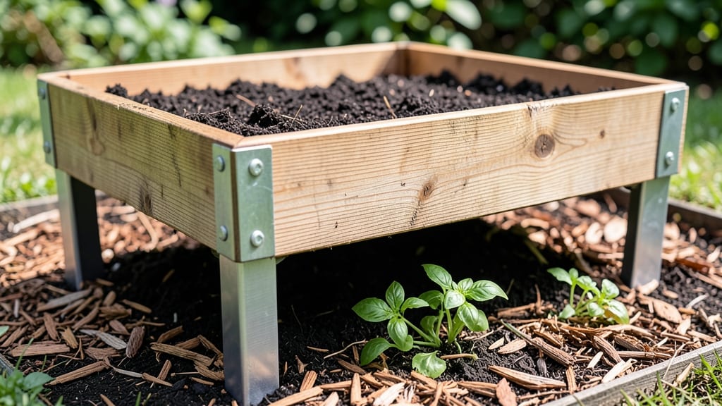Elevated Garden Bed Legs: Galvanized Steel Durability for Decades of Use