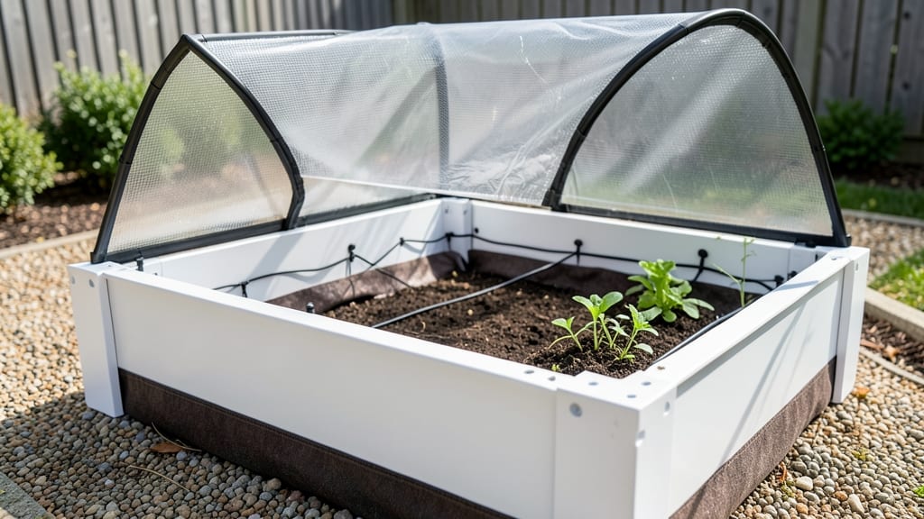PVC Raised Garden Bed Covers: Weatherproof Shield for Extended Growing Seasons