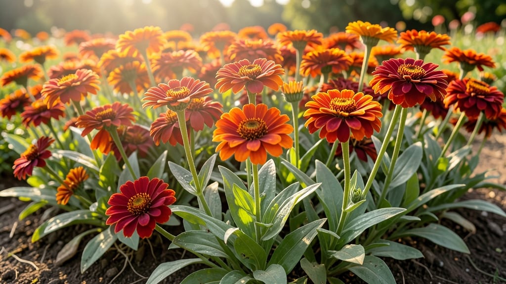 Sunburst Zinnias for Long-Lasting Blooms