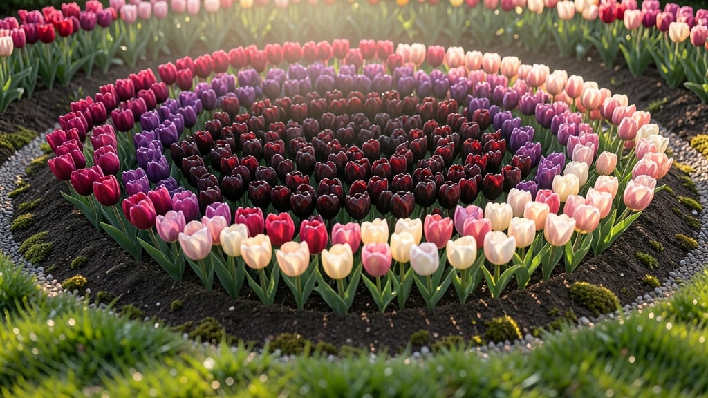 Concentric Circle Tulips