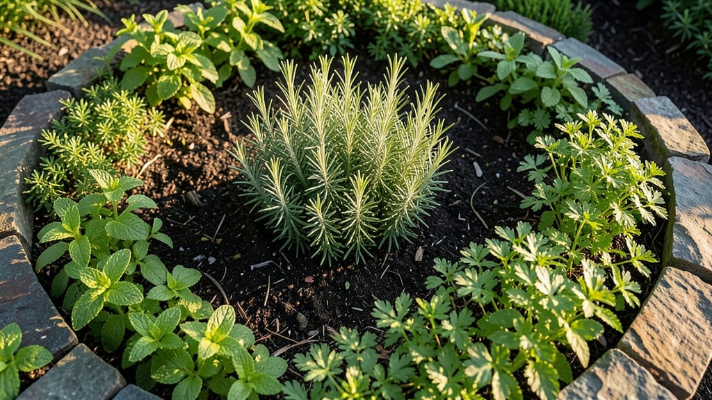 Spiral Herb Bed Design