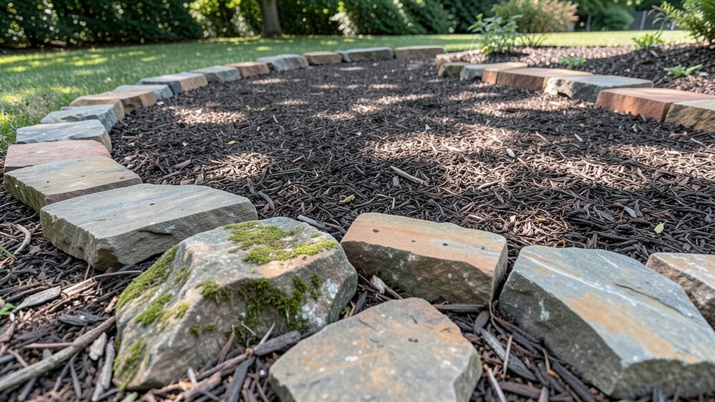 Natural Stone or Brick Edging