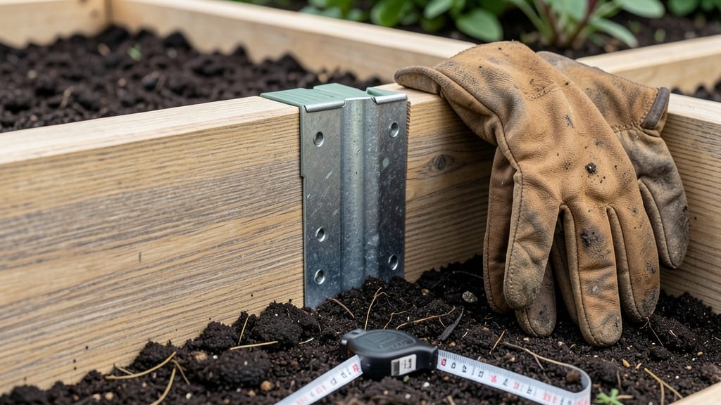 Raised Garden Bed Connectors: Interlocking System for Effortless Assembly