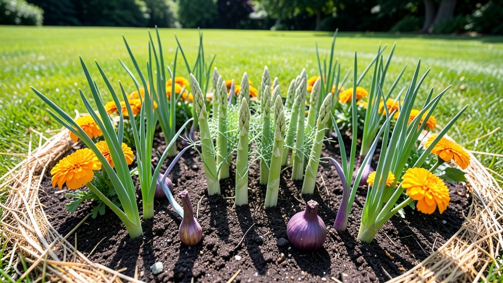 Companion Planting Asparagus Circles