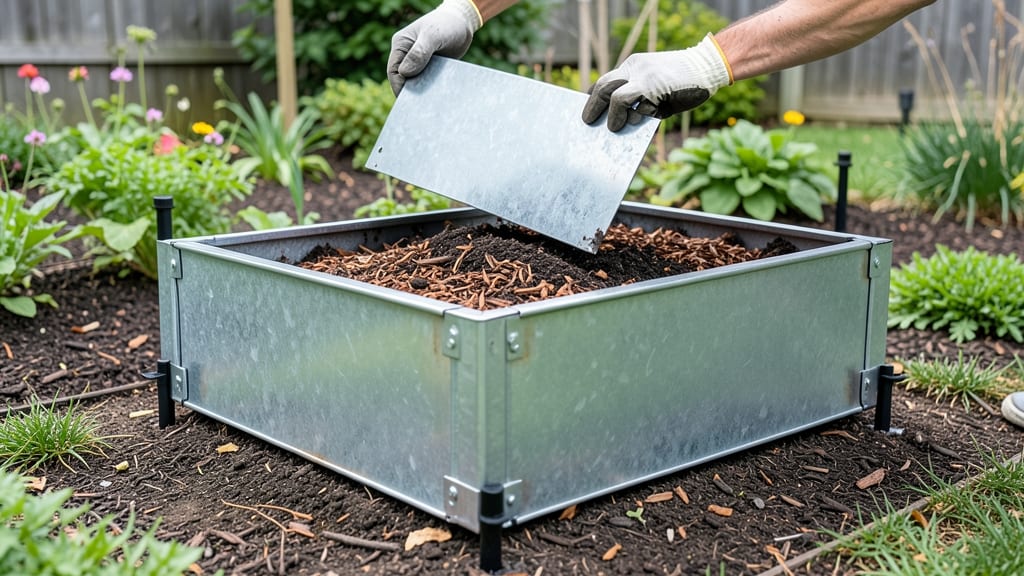 Removable Raised Garden Bed Fence: Modular Privacy for Small-Space Gardens