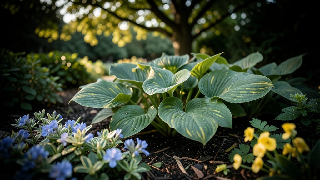 Hostas for Shady Green Foliage