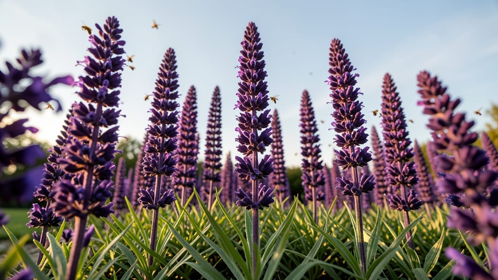 Salvia 'May Night' Purple Spires