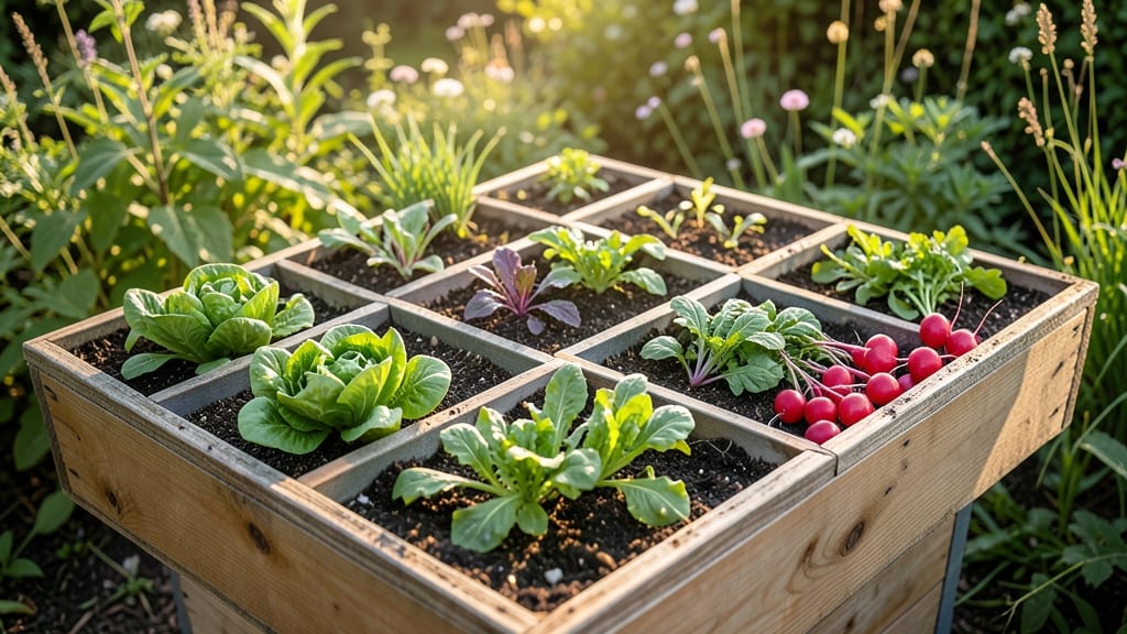 Salad Bar Succession Planting System