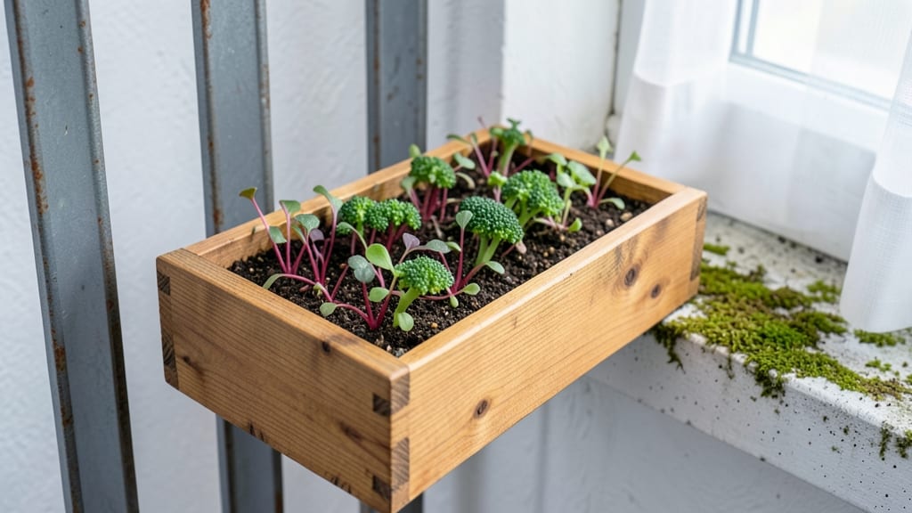 Salad Bar in a Narrow Bed